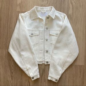 White denim jacket (OAK AND FORTDENIM JACKET 4738)